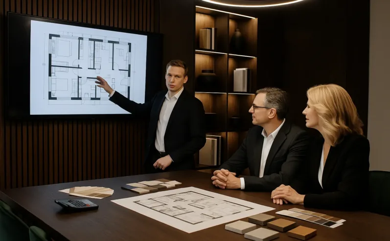 współpraca z architektem wnętrz, proces projektowania wnętrza, jak wygląda projekt wnętrza
